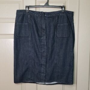 NWT Venezia Lane Bryant Dark Denim Pencil Skirt Size 20